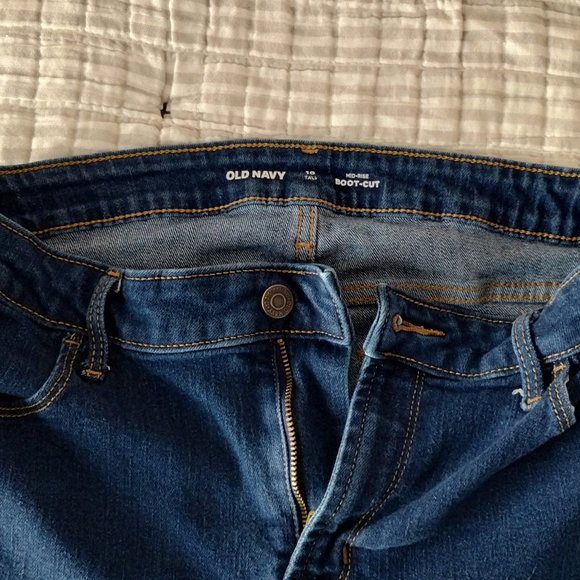 Women's mid rise boot cut, dark blue, 10 tall - Picture 4 of 4